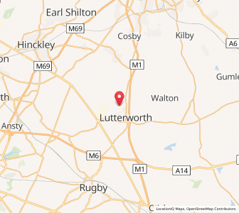 Map of Bitteswell, EnglandEngland