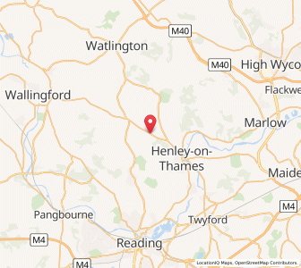 Map of Bix, EnglandEngland