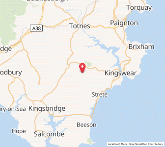 Map of Blackawton, EnglandEngland