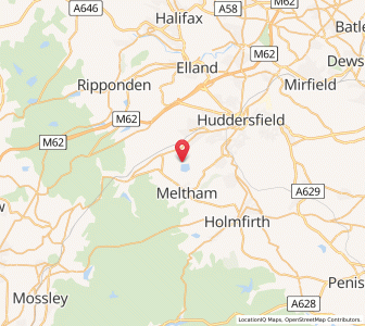 Map of Blackmoorfoot, EnglandEngland