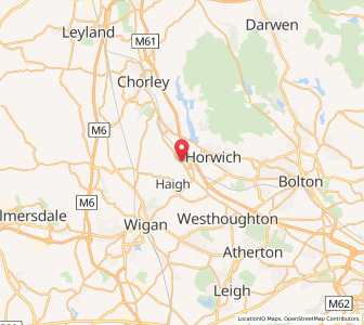 Map of Blackrod, EnglandEngland