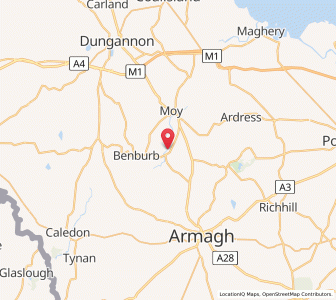 Map of Blackwatertown, Northern IrelandNorthern Ireland