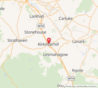 Map of Blackwood, ScotlandScotland