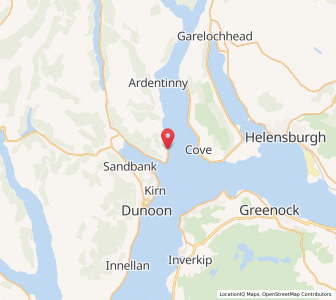 Map of Blairmore, ScotlandScotland
