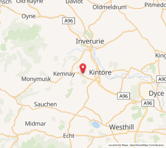 Map of Blairs, ScotlandScotland