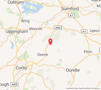 Map of Blatherwycke, EnglandEngland