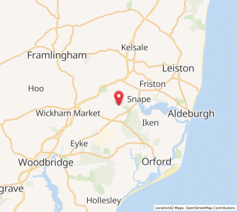 Map of Blaxhall, EnglandEngland