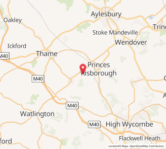 Map of Bledlow, EnglandEngland