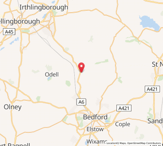 Map of Bletsoe, EnglandEngland