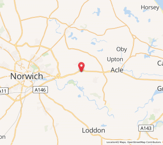Map of Blofield, EnglandEngland