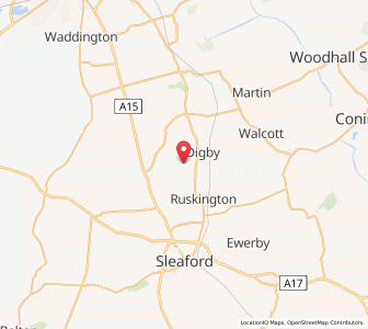 Map of Bloxholm, EnglandEngland