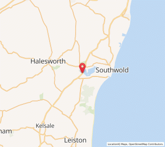 Map of Blythburgh, EnglandEngland