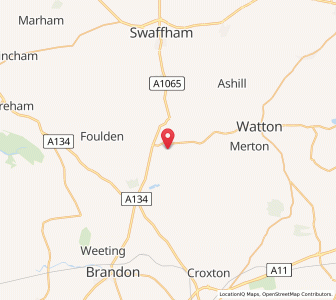 Map of Bodney, EnglandEngland