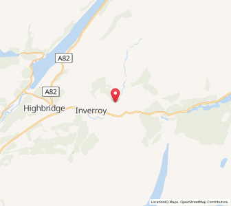 Map of Bohuntine, ScotlandScotland