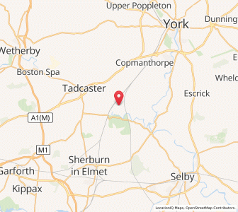 Map of Bolton Percy, EnglandEngland