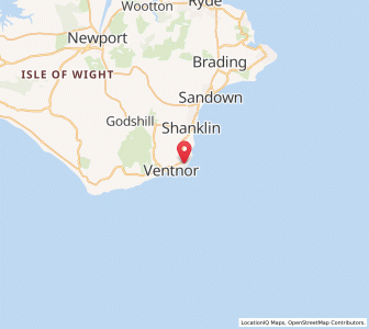 Map of Bonchurch, EnglandEngland