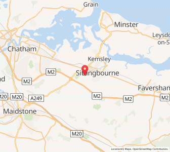 Map of Borden, EnglandEngland