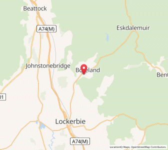 Map of Boreland, ScotlandScotland