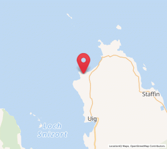 Map of Bornisketaig, Scotland