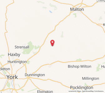 Map of Bossall, EnglandEngland