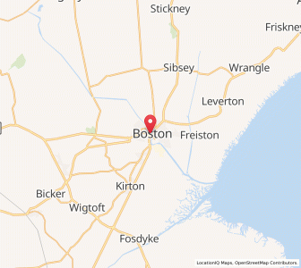 Map of Boston, EnglandEngland