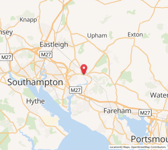 Map of Botley, EnglandEngland