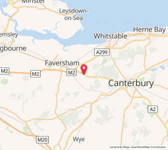 Map of Boughton Street, EnglandEngland