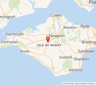 Map of Bowcombe, EnglandEngland