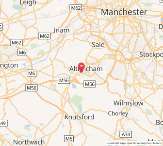 Map of Bowdon, EnglandEngland