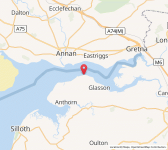 Map of Bowness-on-Solway, EnglandEngland