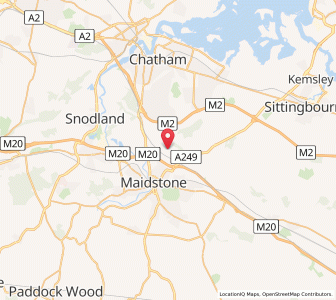 Map of Boxley, EnglandEngland