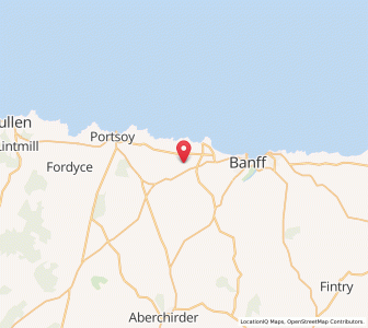 Map of Boyndie, ScotlandScotland