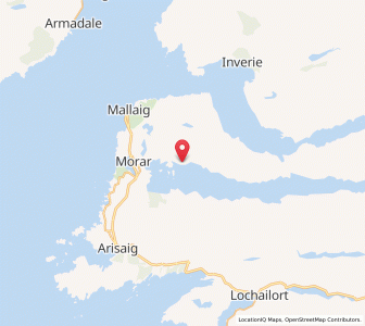 Map of Bracora, ScotlandScotland