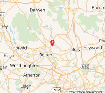 Map of Bradshaw, EnglandEngland