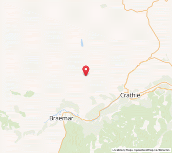 Map of Braemar, ScotlandScotland