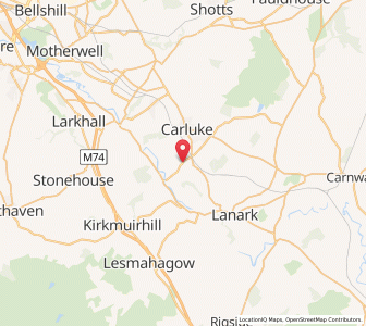 Map of Braidwood, ScotlandScotland