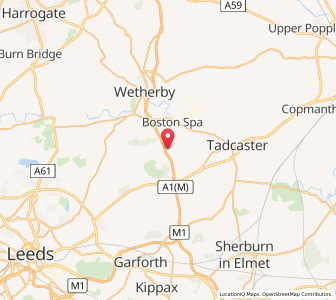 Map of Bramham, EnglandEngland