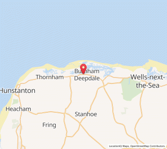 Map of Brancaster Staithe, EnglandEngland