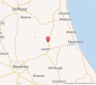 Map of Brandesburton, EnglandEngland