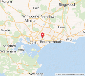 Map of Branksome, EnglandEngland