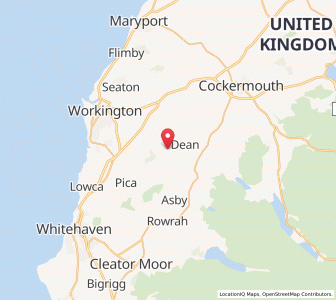 Map of Branthwaite, EnglandEngland