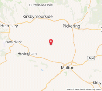 Map of Brawby, EnglandEngland