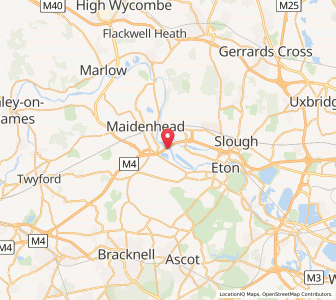 Map of Bray, EnglandEngland