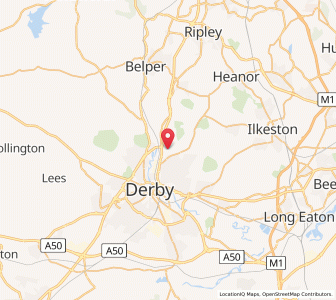 Map of Breadsall, EnglandEngland