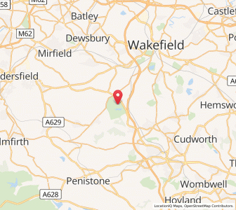 Map of Bretton Country Park, EnglandEngland