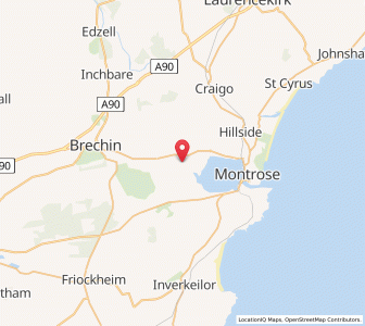 Map of Bridge of Dun, ScotlandScotland