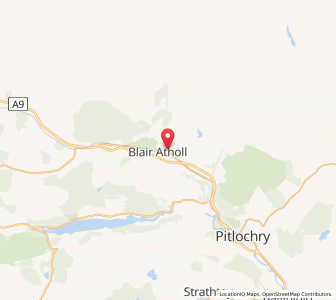 Map of Bridge of Tilt, ScotlandScotland