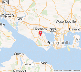 Map of Bridgemary, EnglandEngland