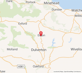 Map of Bridgetown, EnglandEngland