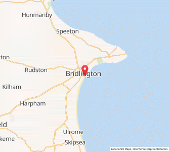 Map of Bridlington, EnglandEngland